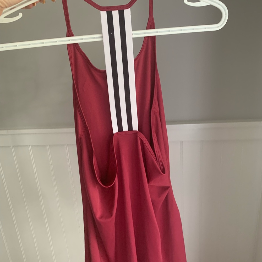 Magenta Adidas Racerback Tank - Picture 5 of 7